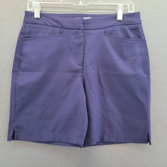 Lillie Green UPF 30 Women’s Golf & Tennis Shorts – Navy Blue – Size 2 - Picture 3 of 12